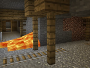 Сид для Minecraft PE: Бесконечные шахты и лесной особняк [1.2/1.1]