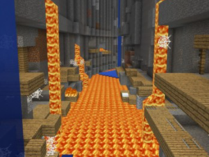 Сид для Minecraft PE: Каньоны возле спауна [1.2.0+]