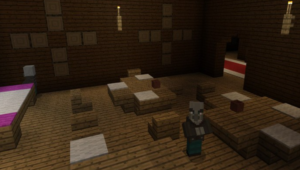 Сид для Minecraft PE: Лесной особняк рядом со спауном [1.1+]