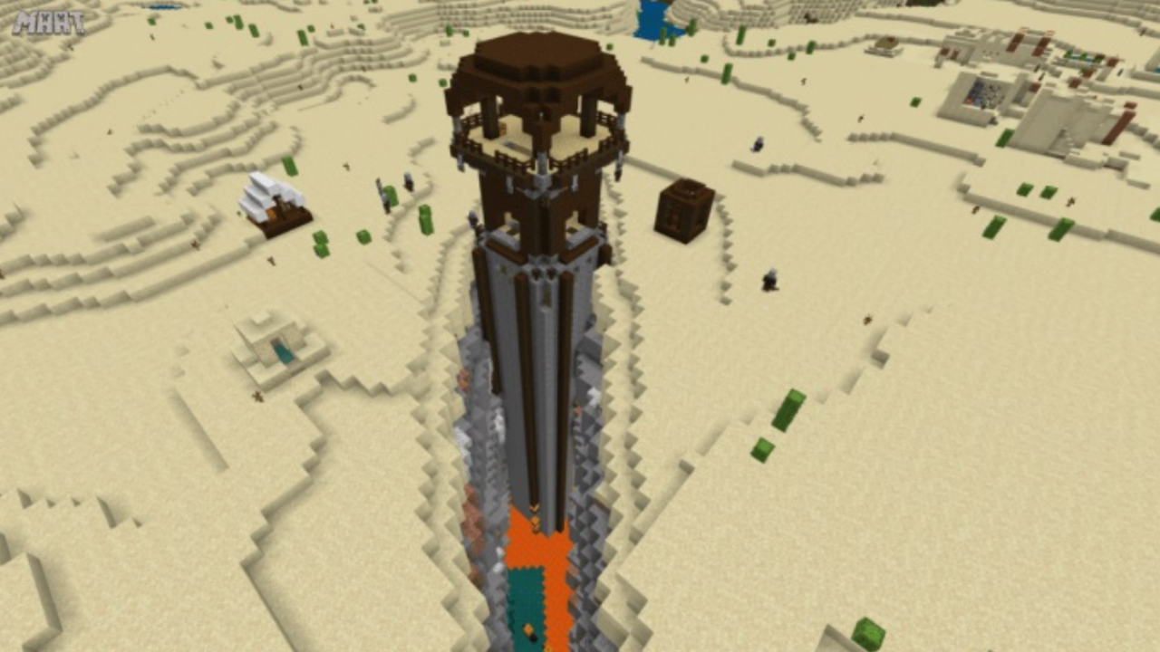 Сид для Minecraft PE: Аванпост в равнине 1.11+