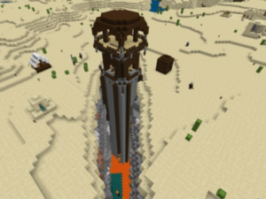 Сид для Minecraft PE: Аванпост в равнине 1.11+