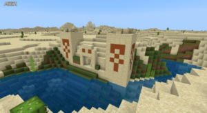 Сид для Minecraft PE: Аванпост в равнине 1.11+