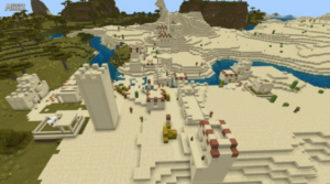 Сид для Minecraft PE: Аванпост в равнине 1.11+
