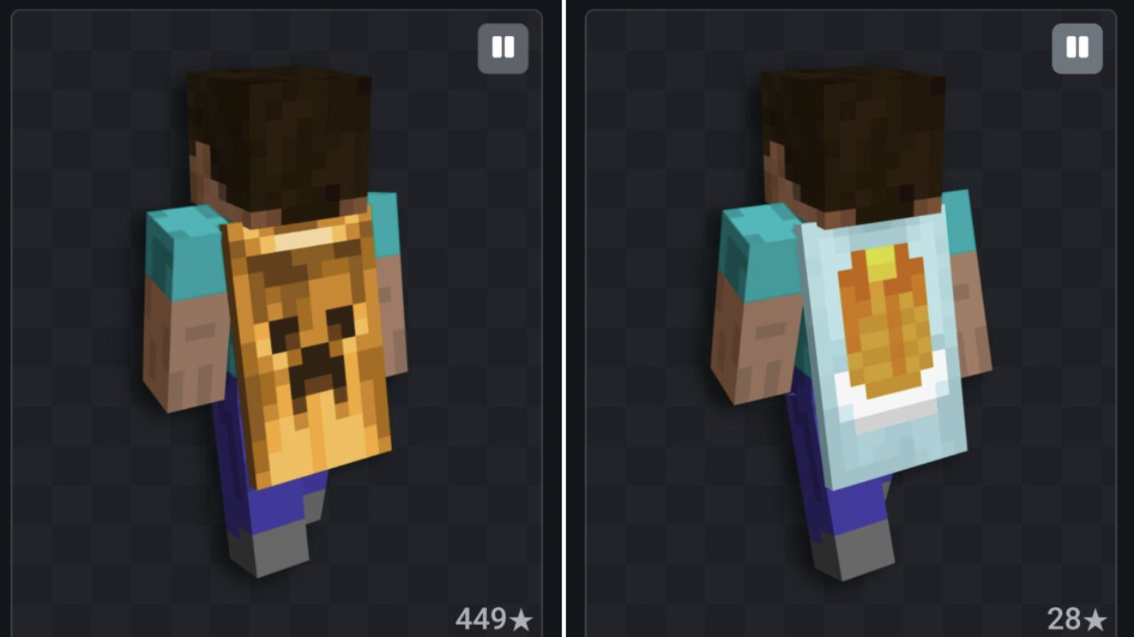 Minecraft PE: Плащи из Bedrock-версии теперь доступны в Java!