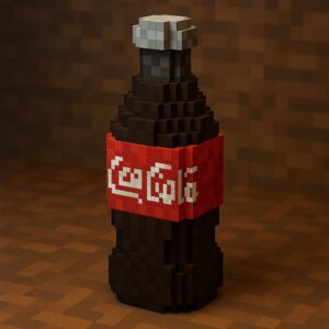 Создание уникальных брендовых предметов в стиле Minecraft PE с помощью ИИ!
