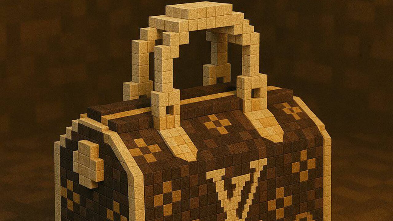 Создание уникальных брендовых предметов в стиле Minecraft PE с помощью ИИ!