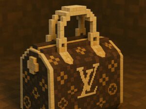 Создание уникальных брендовых предметов в стиле Minecraft PE с помощью ИИ!