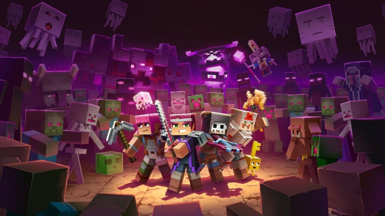 Minecraft PE: Празднуем 5-летие Minecraft Dungeons!