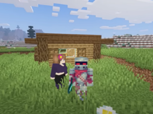 Как заспаунить Дженни в Minecraft PE через яйцо призыва?