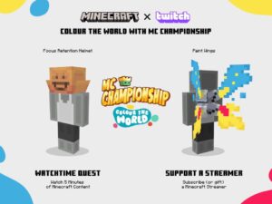 Новая коллаборация Minecraft PE и Twitch!