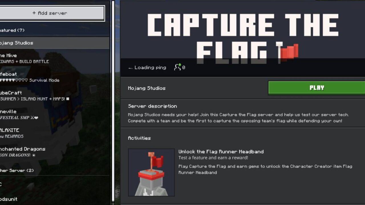 Mojang тестируют мини-игру «Захват флага» в Minecraft PE — возможно, к грядущему ивенту!