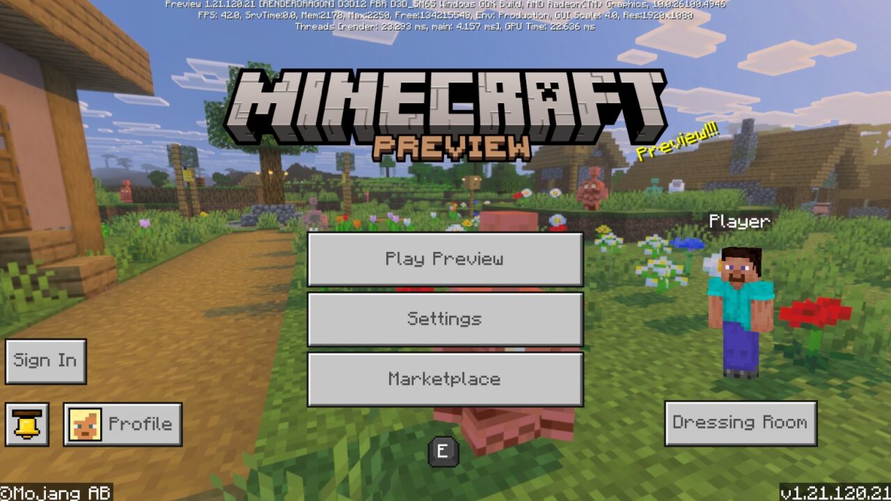 Скачать Minecraft PE 1.21.120.21