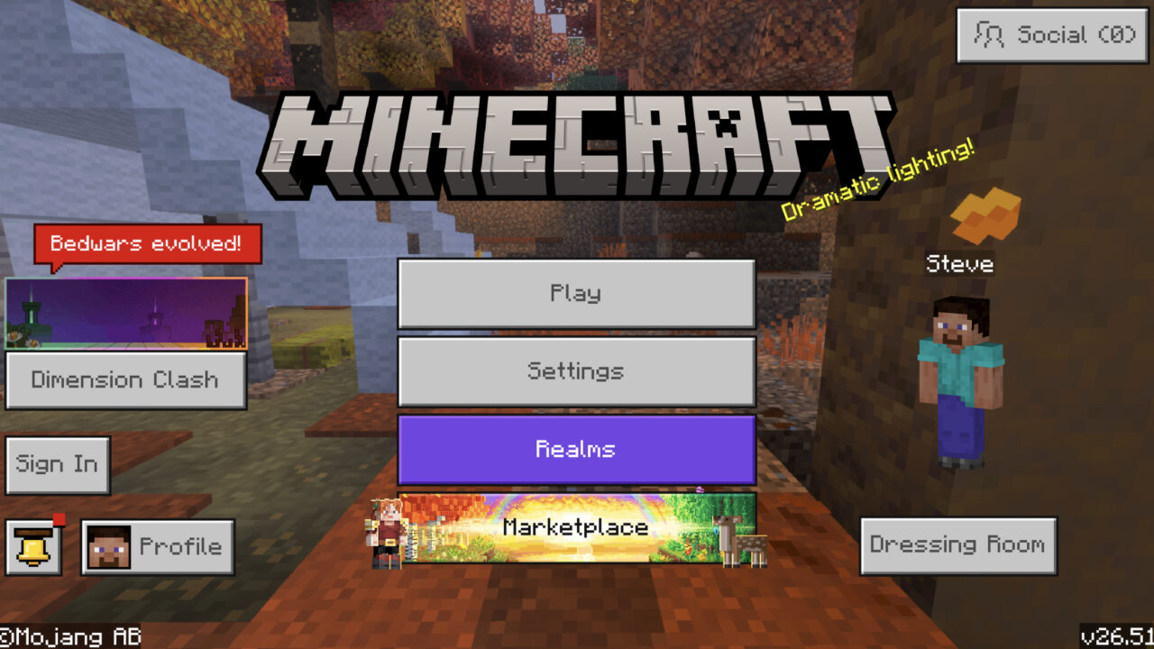Скачать Minecraft PE 1.26.51.1