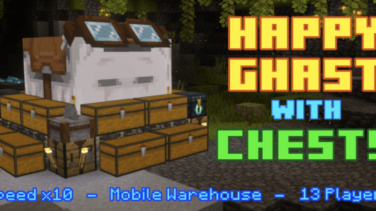 Мод на мобильный склад для Minecraft PE