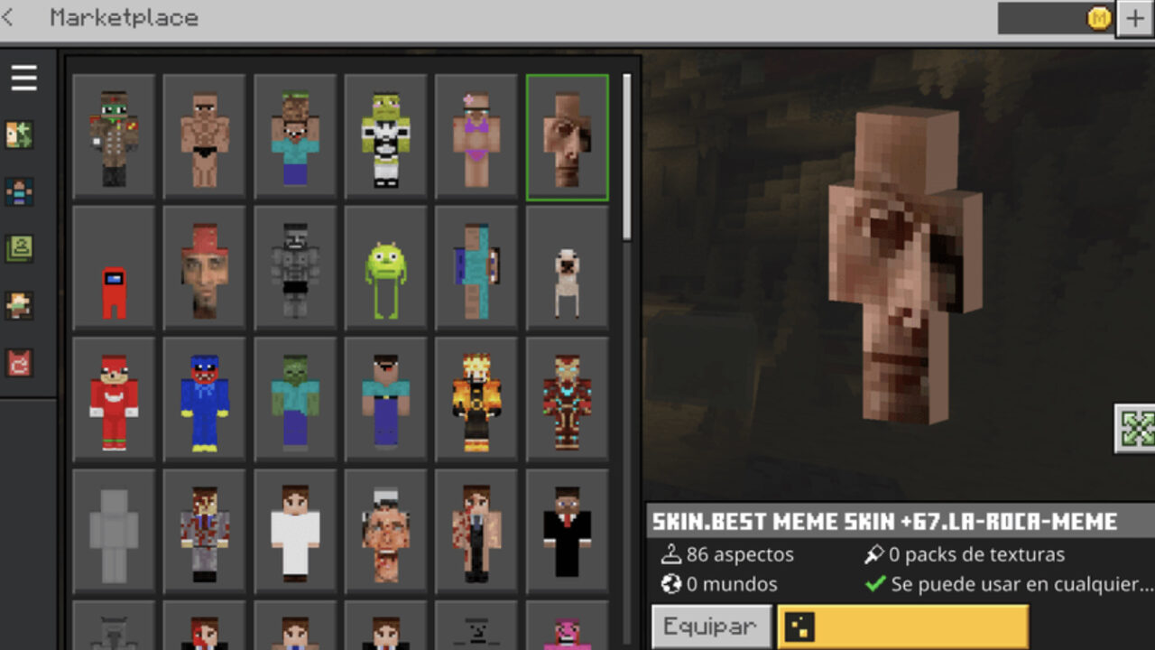 Скин-пак Best Meme Skin +67 для Minecraft PE — Modscraft - Скачать Моды ...