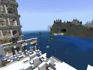 Карта «Затопленный город» для Minecraft PE